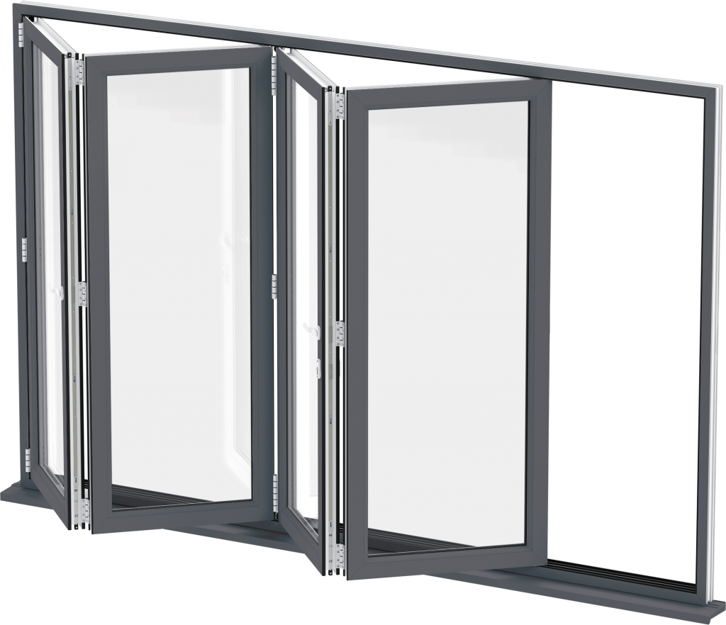 bi-fold grey