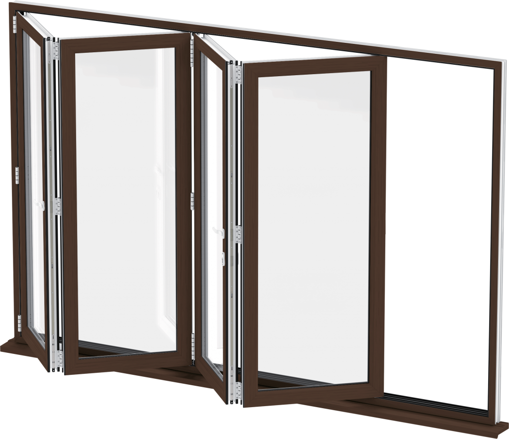 bi-fold mahogany