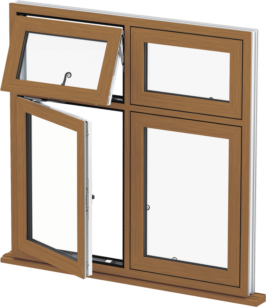 flush sash golden