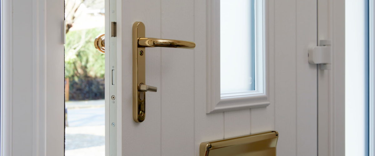 White composite doors