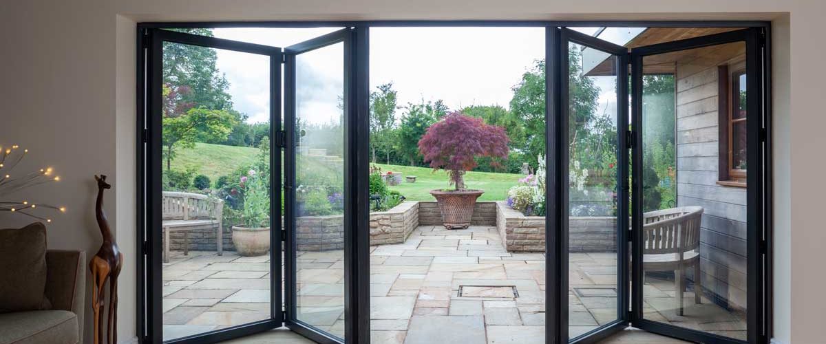 Smart bi-fold doors
